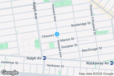 Map image of the property - 208 Howard Ave