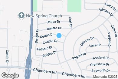 Map image of the property - 1413 Corinth Dr