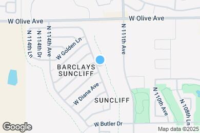 Map image of the property - 8711 N 112th Ave