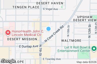 Map image of the property - 729 E Mission Ln