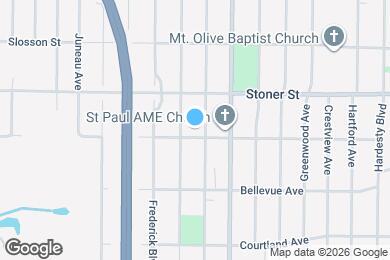 Map image of the property - 1331-1333 Thurston St