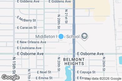 Map image of the property - 2022 E New Orleans Ave