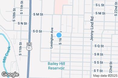 Map image of the property - 1520 S P St