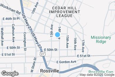 Map image of the property - 4807 14th Ave