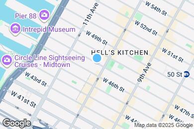 Map image of the property - 516 W 47th St