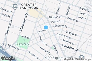 Map image of the property - 1621 Wesley St