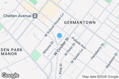 Map image of the property - 325 W Earlham Ter