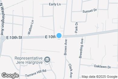 Map image of the property - 701 E 10th St