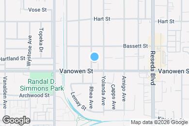 Map image of the property - 6818 Rhea Ave