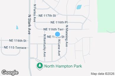 Map image of the property - 11518 N Lane Ave