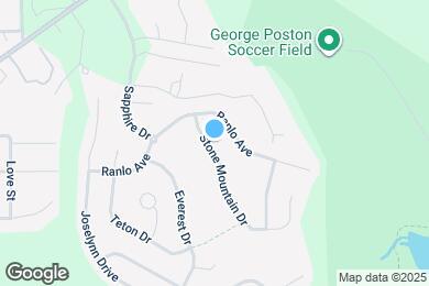 Map image of the property - 4327 Stone Mountain Dr