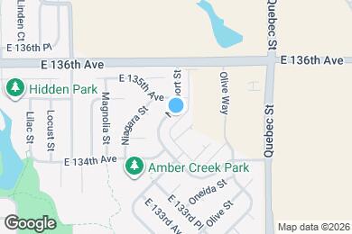 Map image of the property - 13485 Oneida Ln