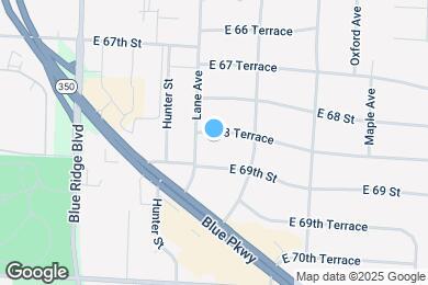 Map image of the property - 9005 E 68 Terrace