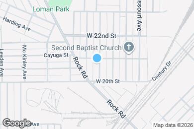 Map image of the property - 2029 Bryan Ave