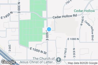 Map image of the property - 613 E 1180 N St