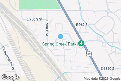 Map image of the property - 1098 S 1000 E