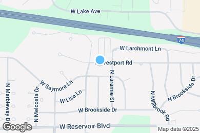 Map image of the property - 3116 W Westport Rd