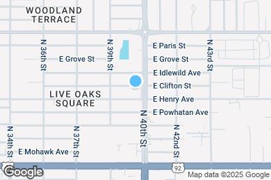 Map image of the property - 3919 E Clifton St