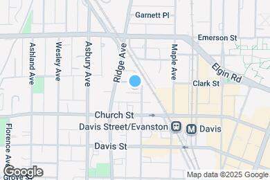 Map image of the property - 1740 Oak Ave