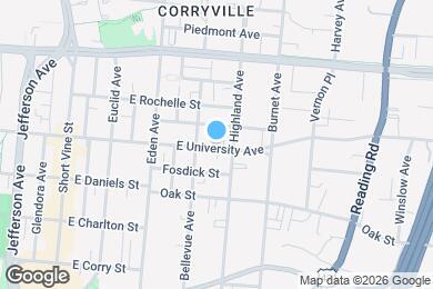 Map image of the property - 246-254 E University Ave