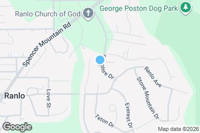 Map image of the property - 1020 Sapphire Dr