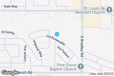 Map image of the property - 895 Via Esmeralda