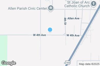 Map image of the property - 614 W 4th Ave