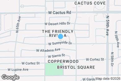 Map image of the property - 6142 W Sunnyside Dr