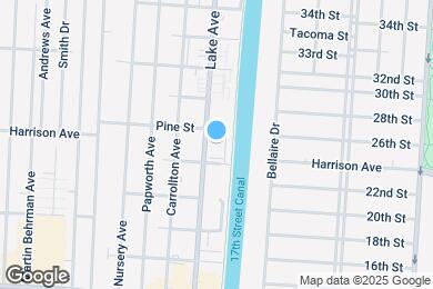 Map image of the property - 1161 Lake Ave