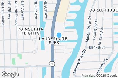 Map image of the property - 2018 NE 15th St