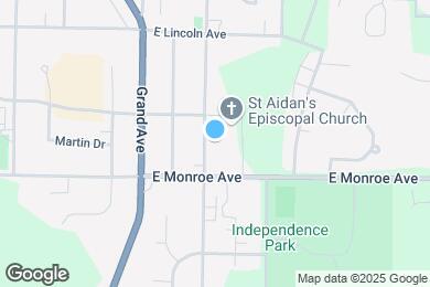 Map image of the property - 628 E Monroe Ave