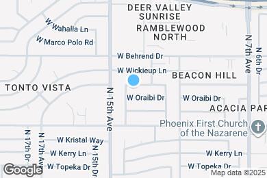 Map image of the property - 1425 W Sequoia Dr