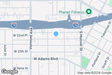 Map image of the property - 1347 W 23rd St