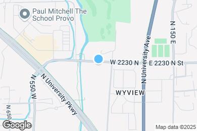 Map image of the property - 221 W 2230 N