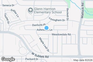 Map image of the property - 916 Ashmount Ln