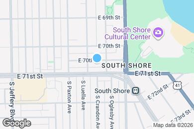 Map image of the property - 2307 E 70th Pl