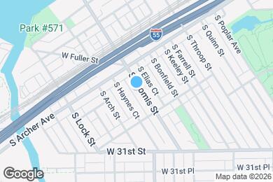 Map image of the property - 2938 S Loomis St