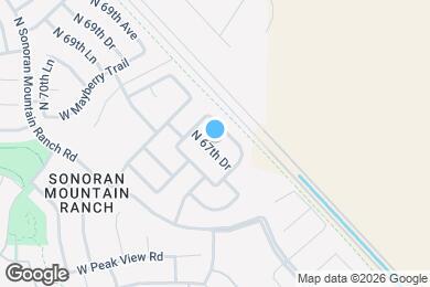 Map image of the property - 29357 N 67th Dr