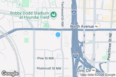 Map image of the property - The Hive Apartments