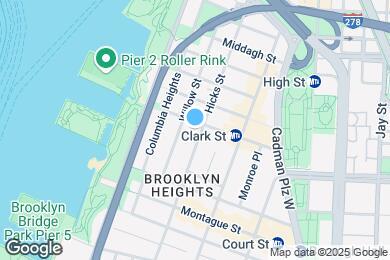 Map image of the property - 130 Hicks St