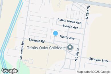 Map image of the property - 3605 Fuerte Ave