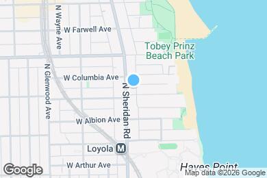 Map image of the property - 6711 N Sheridan Rd