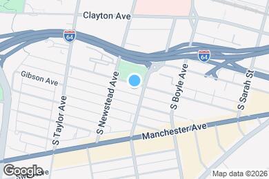 Map image of the property - 4370 Chouteau Ave