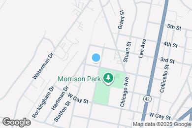 Map image of the property - 615 N Willow St