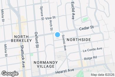 Map image of the property - 2339 Hilgard Ave