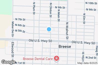 Map image of the property - 491 N 5th St