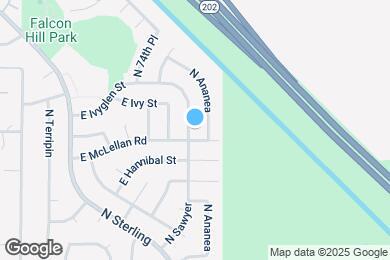 Map image of the property - 1625 N Sawyer