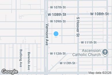 Map image of the property - 822 W 110th St