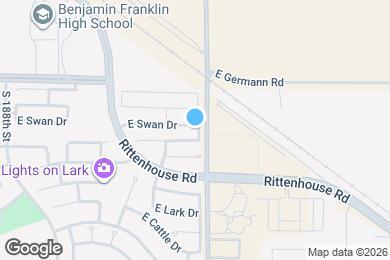 Map image of the property - 21283 E Swan Dr