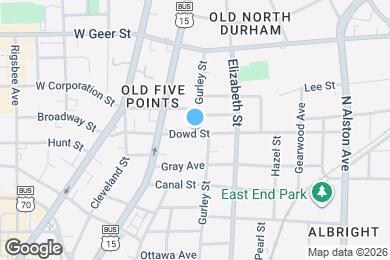 Map image of the property - 325 Dowd St